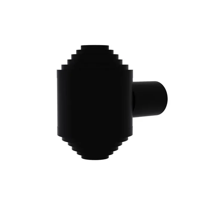 1-1/4 in. Cabinet Knob in Matte Black