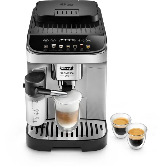 1 Cup Stainless Steel Magnifica Evo Espresso Machine with LatteCrema System