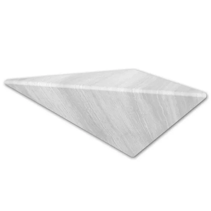 10 in. Shave Shelf in Silver Strata