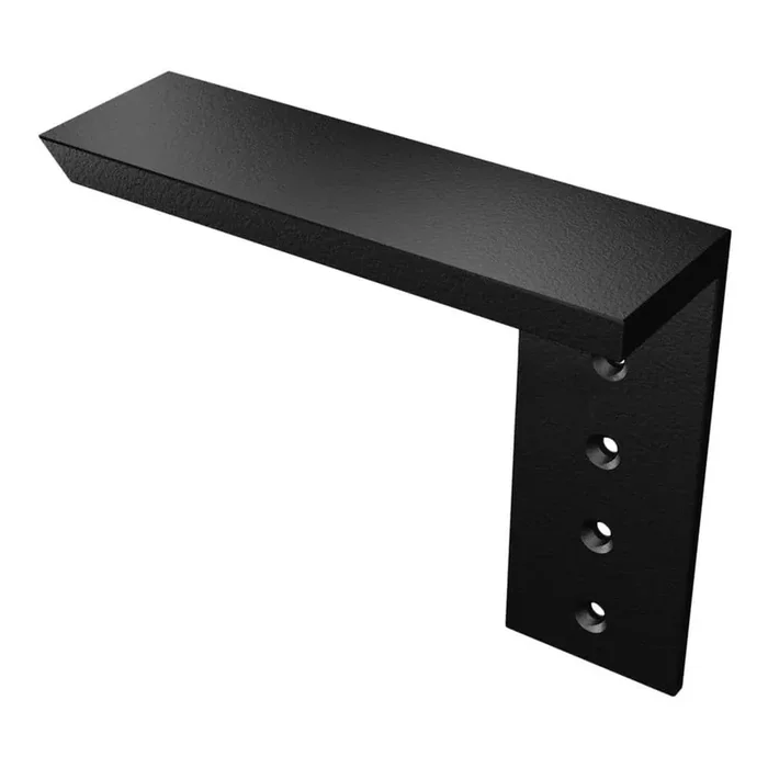 10 in. Side Wall Hidden Countertop Left Angled Support Bracket