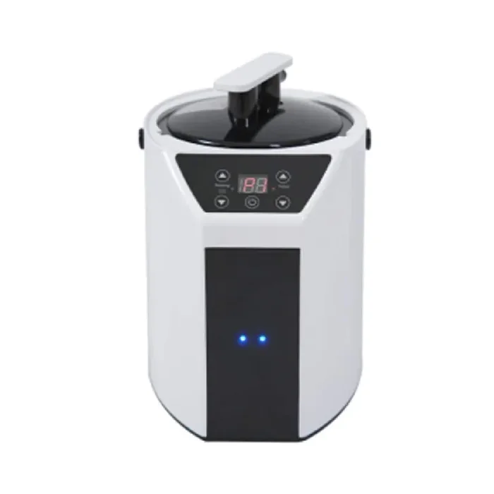 1000-Watts Sauna Steam Generator with 3.0L Capacity, Remote Control, 4 Heating Levels & Color Light Indicators, White