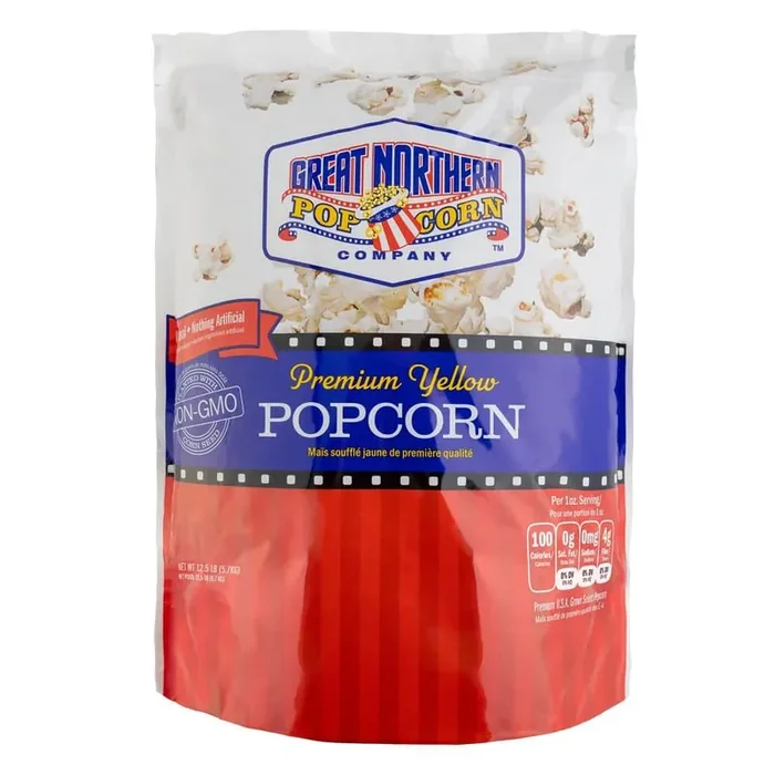 12. 5lbs Yellow Popcorn Bag
