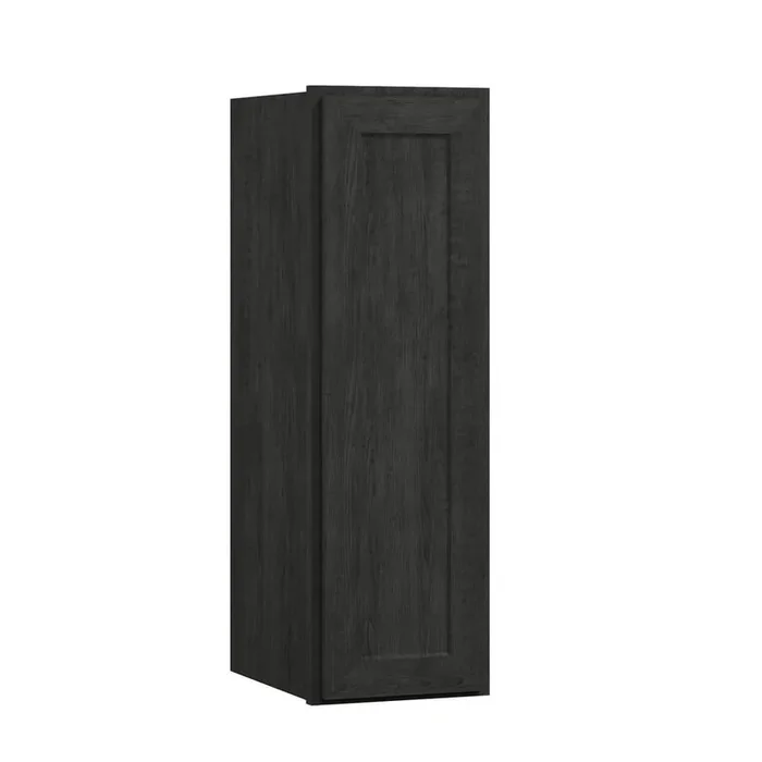12 in. W x 12 in D x 42 in. H in. Shaker Charcoal Plywood Ready to Assemble Kitchen Wall Cabinet with Doors and Shelves