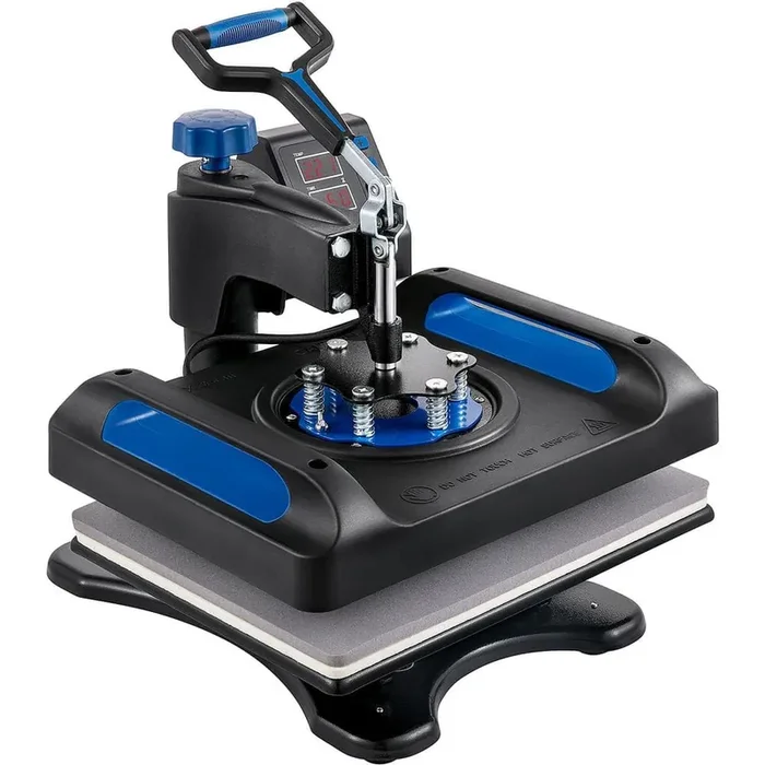 12x15In. Heat Press, 800W 5-in-1 Combo for Sublimation Transfer, Dual Digital Controls, Perfect for T-Shirts, Mugs, Caps
