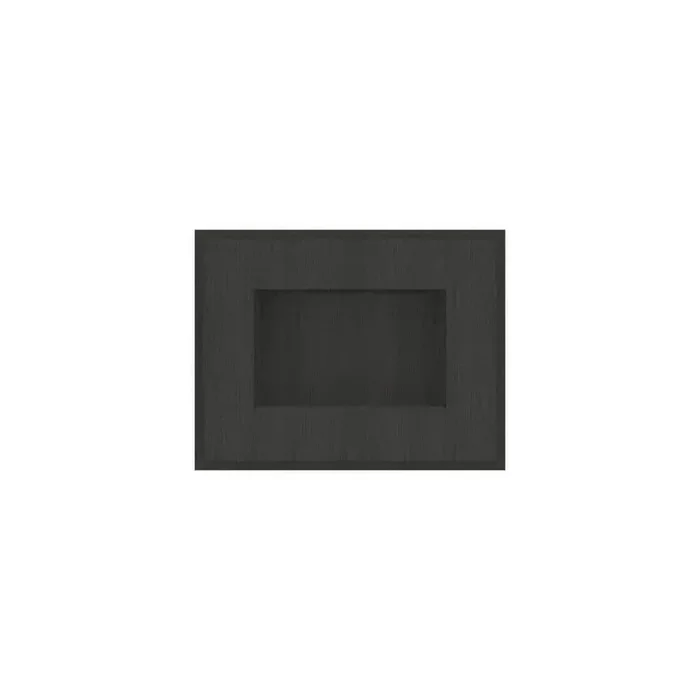 15 in. W x 12 in. D x 12 in. H in Shaker Charcoal Ready to Assemble Wall kitchen Cabinet with No Glasses