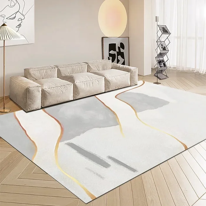 1800mm x 2700mm Modern Rectangle Nylon Area Rug for Living Room & Bedroom