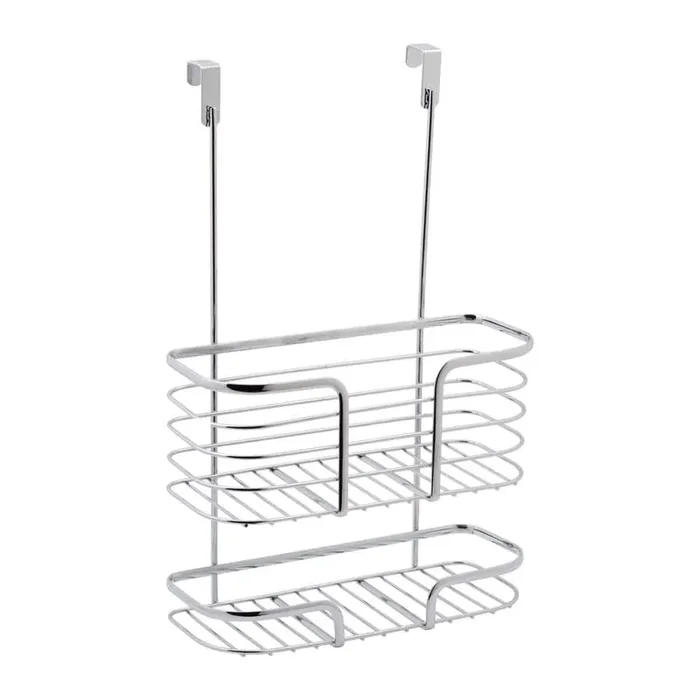 2-Tier Shelf Chrome Over the Cabinet Organizer