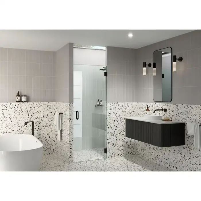 24.25 in. W x 78 in. H Pivot/Hinged Frameless Shower Door in Oil Rubbed Bronze – Door Only – Width Adj 24.625 – 25.025