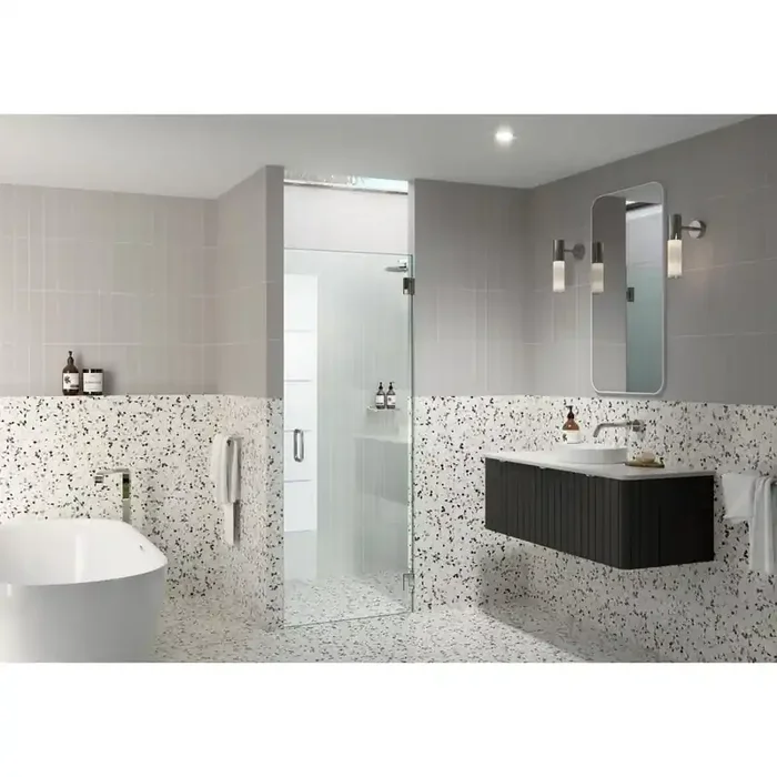 27 in. W x 78 in. H Pivot/Hinged Frameless Shower Door in Chrome – Door Only – Width Adj 27.375 – 27.775