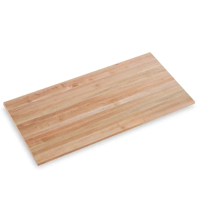 3 ft. L x 36 in. D x 1.75 in. T Finished Maple Solid Wood Butcher Block Countertop Island With Eased Edge