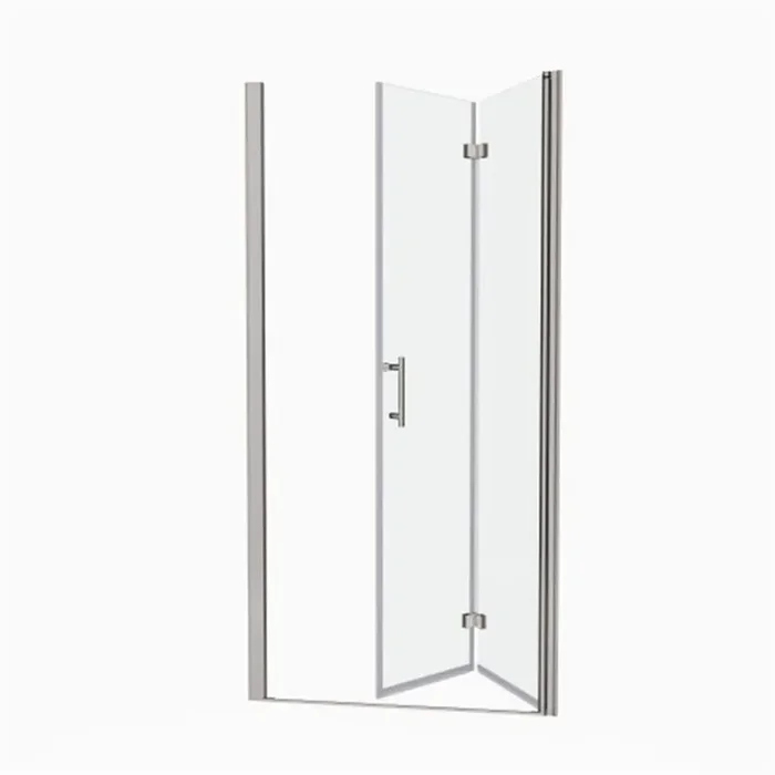 30 in. – 31.38 in. W x 72 in. H Bi-Fold Semi-Frameless Shower Door in Chrome Finish with 1/4 in.(6mm) Tempered Glass