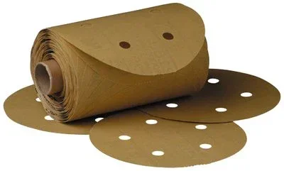 3M – 01625 Stikit Gold Paper Disc Roll 216U 5 Inch X NH 5 Holes P150 A-Weight D/F Die 500Fh (7000043523)