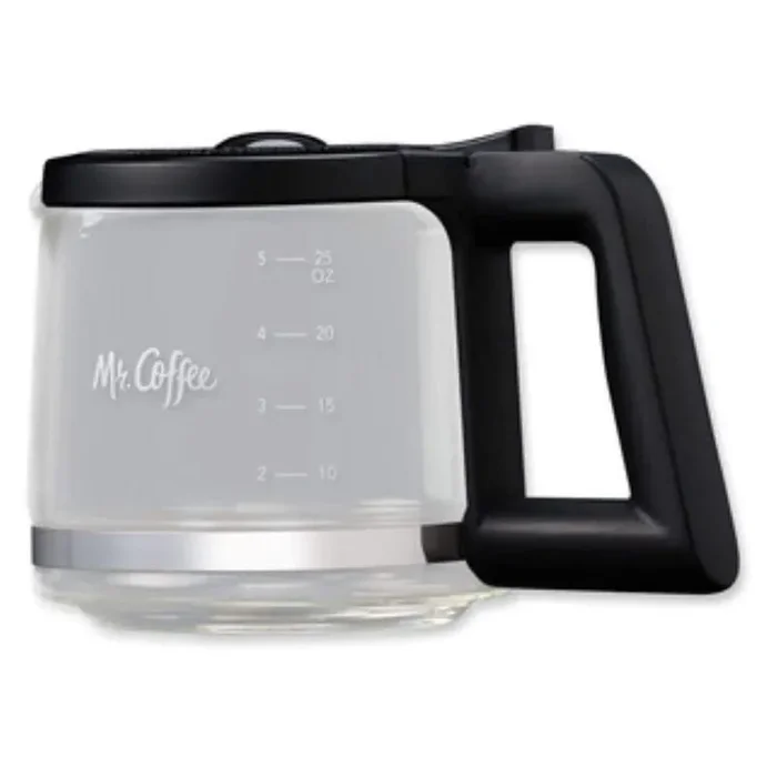 5- Cup Coffee Maker, Black Finish, Drip Coffee Maker with Auto Pause, Glass Carafe, Compact Design