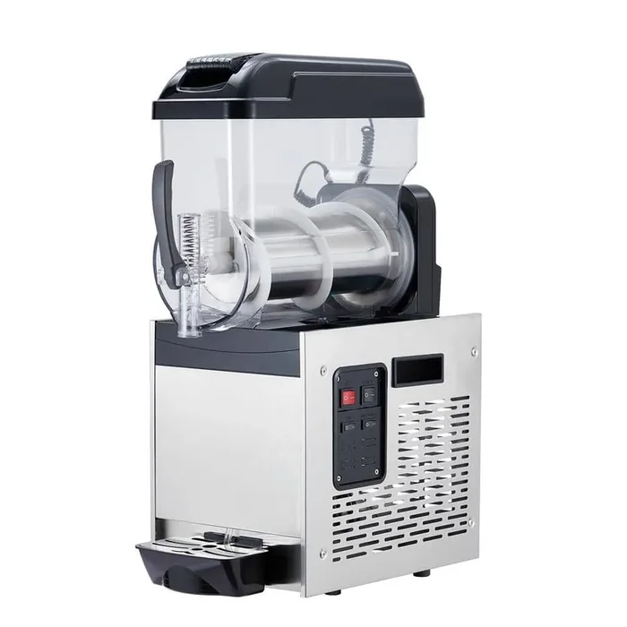 500-Watt Commercial Slushy Machine 12L Single Bowl Frozen Drink Machine Dessert Specialty Appliance in Black