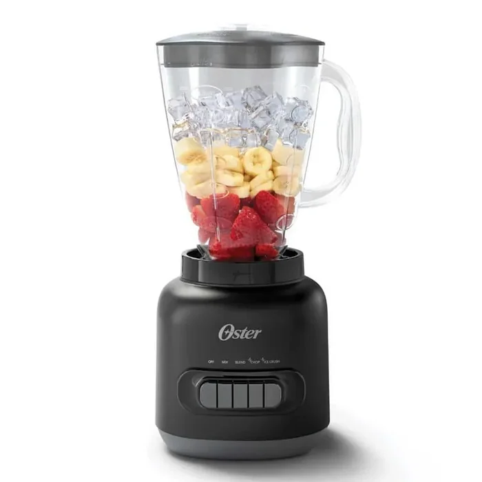 6 Cup 48 oz. 5 Speed 700-Watts Plastic Jar Easy To Use Blender in Black