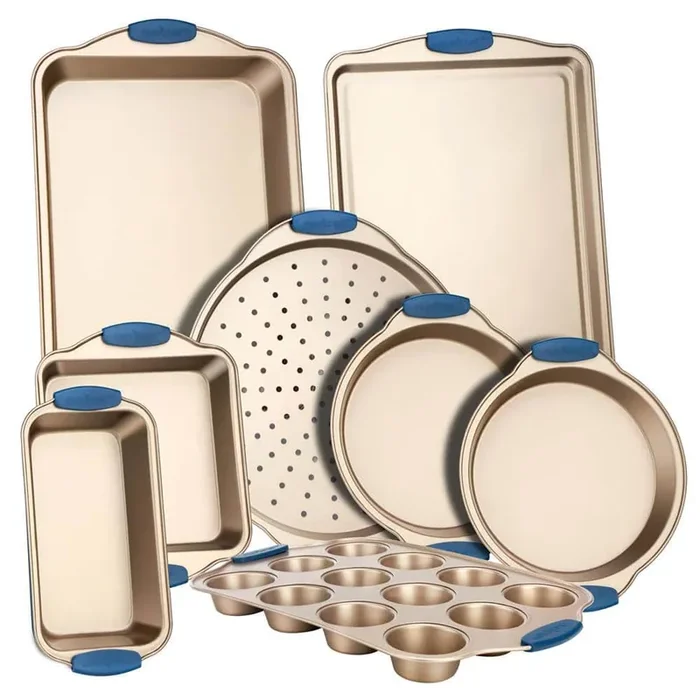 8 Piece Carbon Steel Non-stick Kitchen Oven Bakeware Set