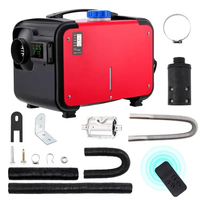 8KW Diesel Heater, Diesel Air Heater All in One 12-Volt, Portable Diesel Heater with LCD Monitor and Remote Control