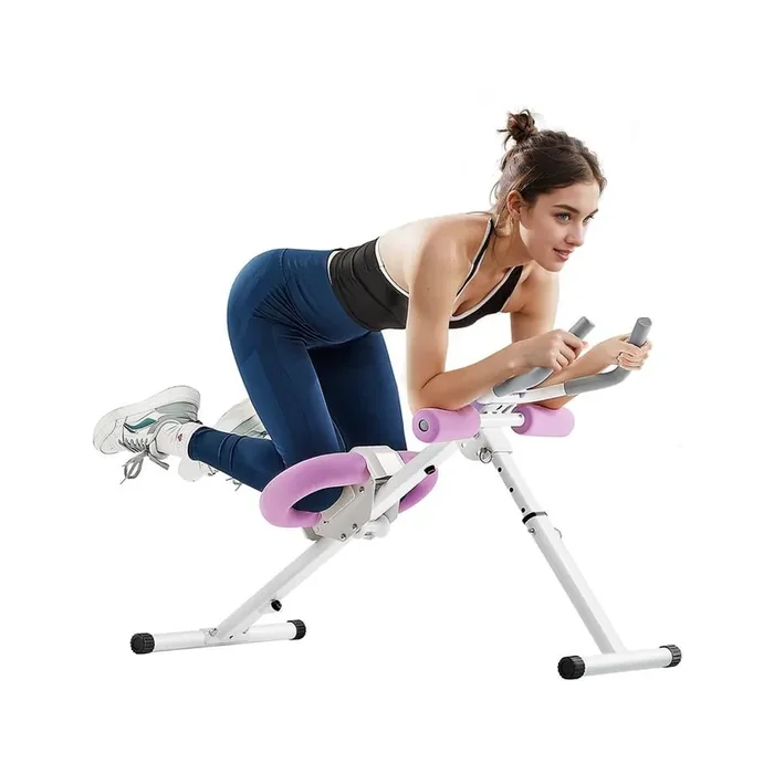 AB Workout Machine, Ab Workout Equipment at Home Gym, Core and Abdominal Trainers for Women, 330 lbs. Weight Capacity