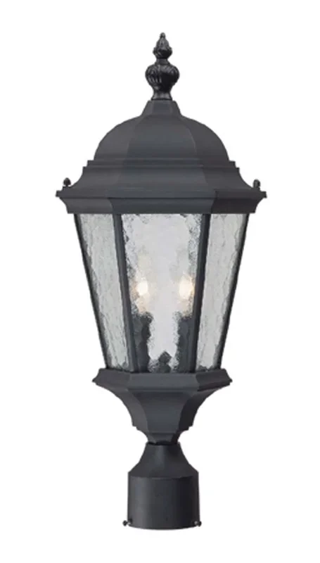 Acclaim Lighting – 5517BK – Two Light Post Mount – Telfair – Matte Black