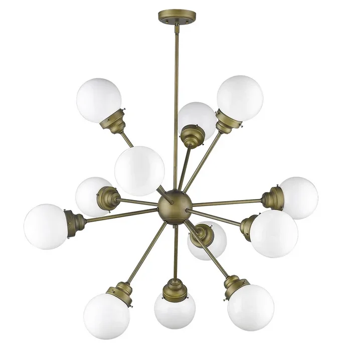 Acclaim Lighting – IN21225RB – 12 Light Chandelier – Portsmith – Raw Brass