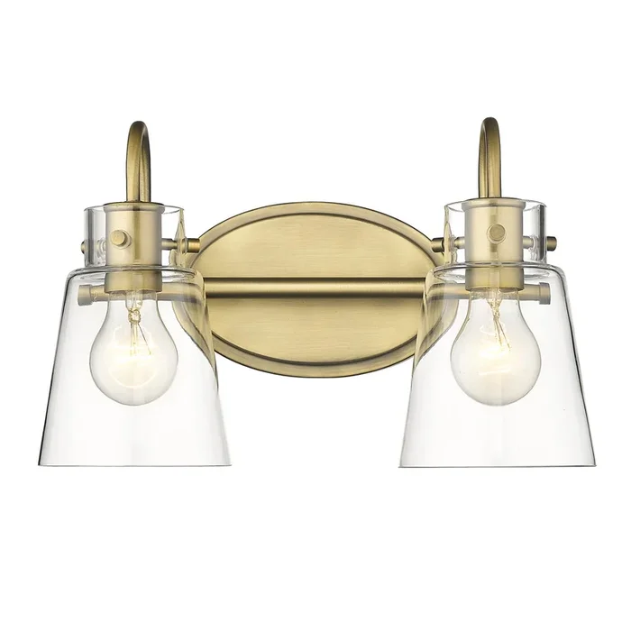 Acclaim Lighting – IN40091ATB – Two Light Vanity – Bristow – Antique Brass