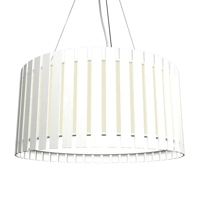 Accord Lighting – 1095LED.47 – LED Pendant – Slatted – Organic White – 1095LED47