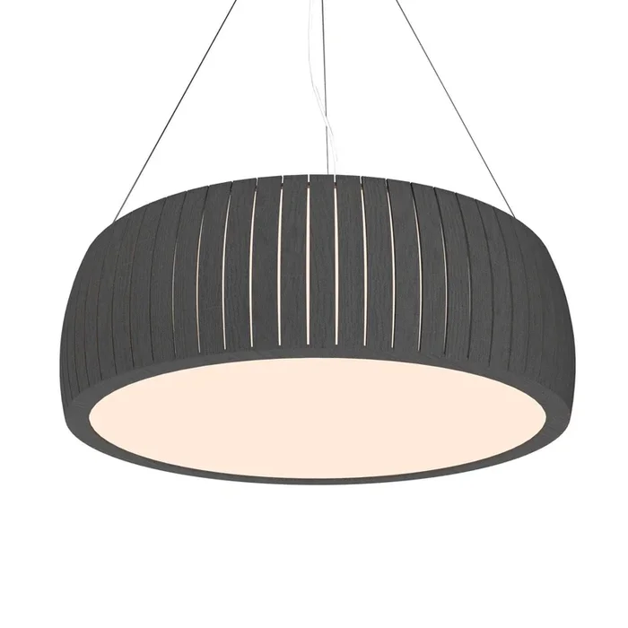 Accord Lighting – 1113LED.50 – LED Pendant – Barrel – Organic Grey – 1113LED50