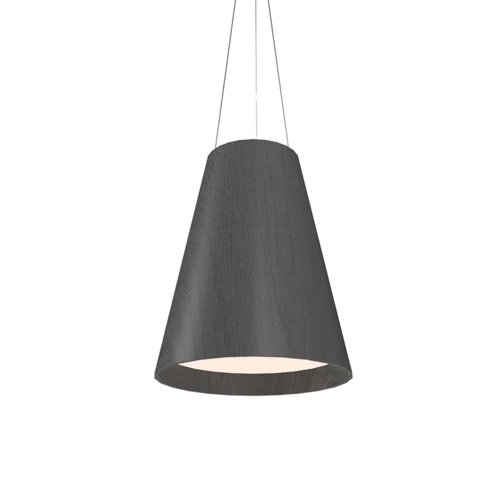 Accord Lighting – 1146.50 – Three Light Pendant – Conical – Organic Grey – 114650