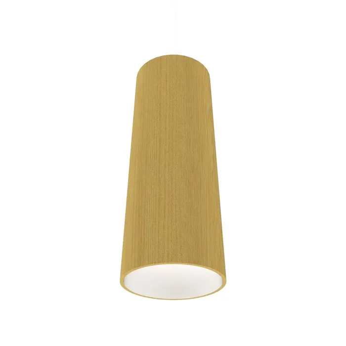 Accord Lighting – 116.49 – One Light Pendant – Conical – Organic Gold – 11649