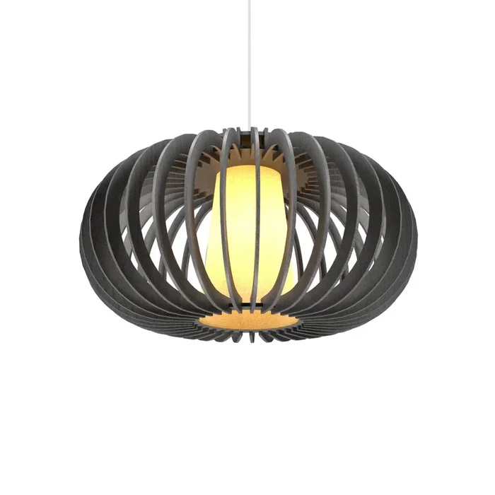 Accord Lighting – 1185.50 – One Light Pendant – Stecche di Legno – Organic Grey – 118550