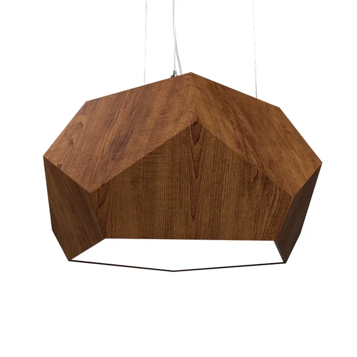 Accord Lighting – 1226.06 – One Light Pendant – Facet – Imbuia
