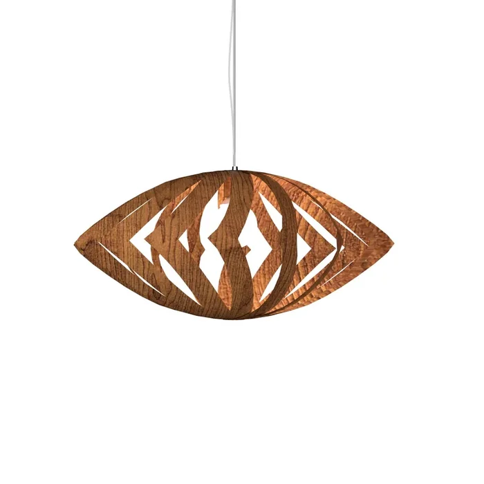 Accord Lighting – 1243.06 – One Light Pendant – Clean – Imbuia