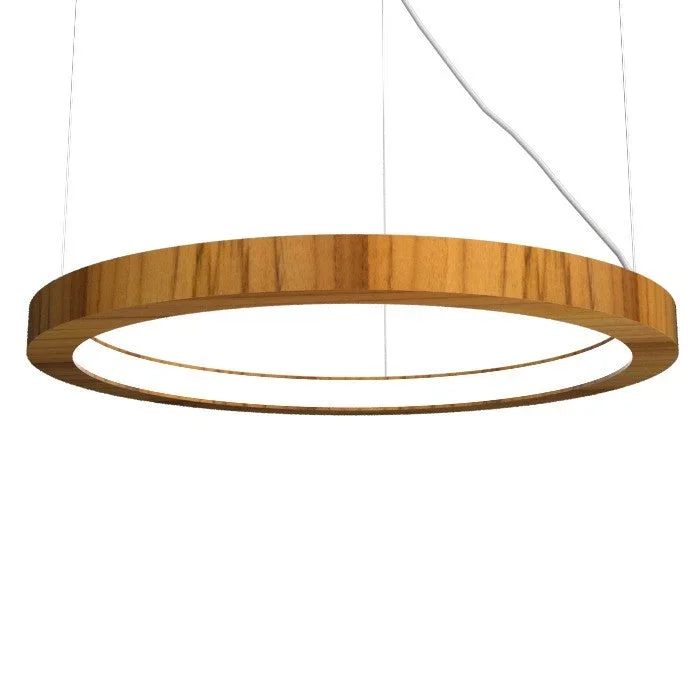 Accord Lighting – 1316LED.12 – LED Pendant – Frame – Teak