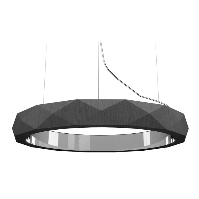 Accord Lighting – 1359LED.50 – LED Pendant – Facet – Organic Grey – 1359LED50