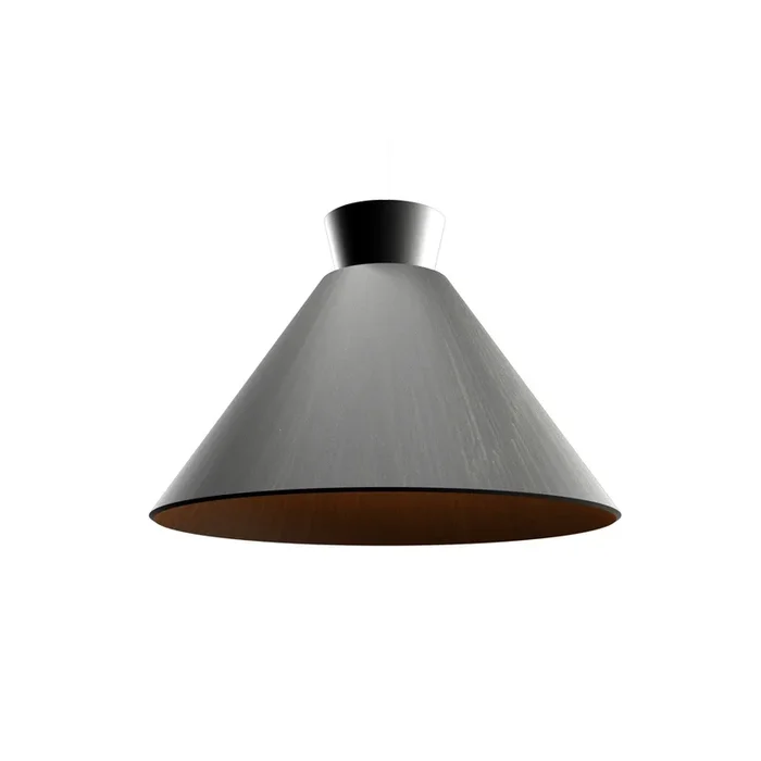 Accord Lighting – 1474.46 – One Light Pendant – Conical – Organic Black – 147446
