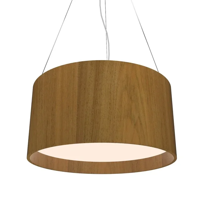 Accord Lighting – 206LED.09 – LED Pendant – Cylindrical – Louro Freijo