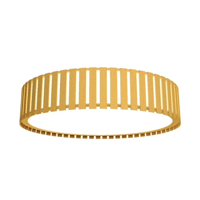 Accord Lighting – 5037LED.49 – LED Ceiling Mount – Slatted – Organic Gold – 5037LED49