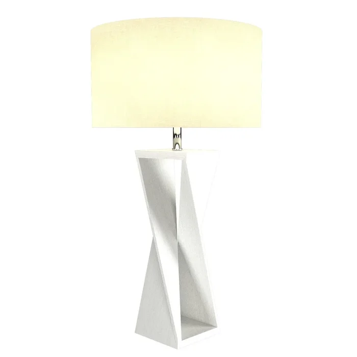 Accord Lighting – 7044.47 – One Light Table Lamp – Spin – Organic White – 704447