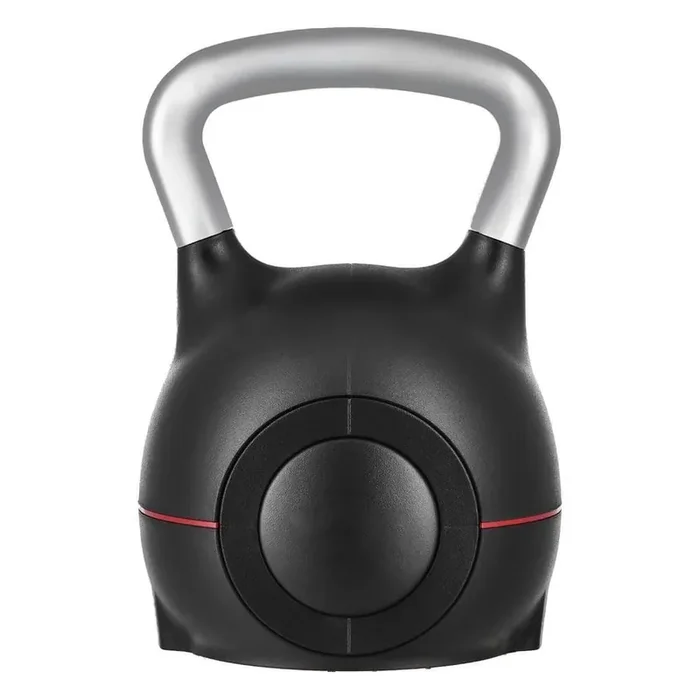 Adjustable Kettlebell, 7 Weights (3.5-22.5 lbs.), Die-Cast Aluminum and ABS, for Strength and Full-Body Workouts