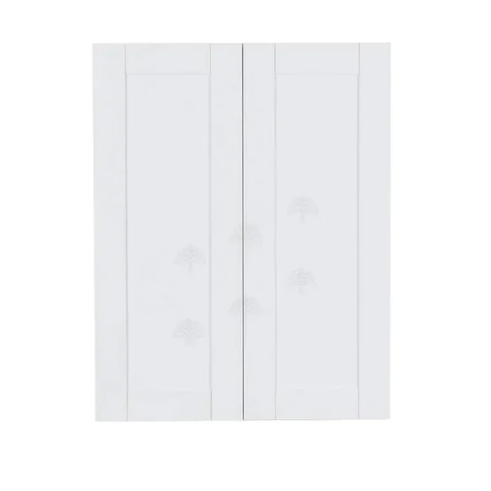 Anchester Assembled 30x42x12 in. 2 Door Wall Cabinet with 3 Shelves in Classic White