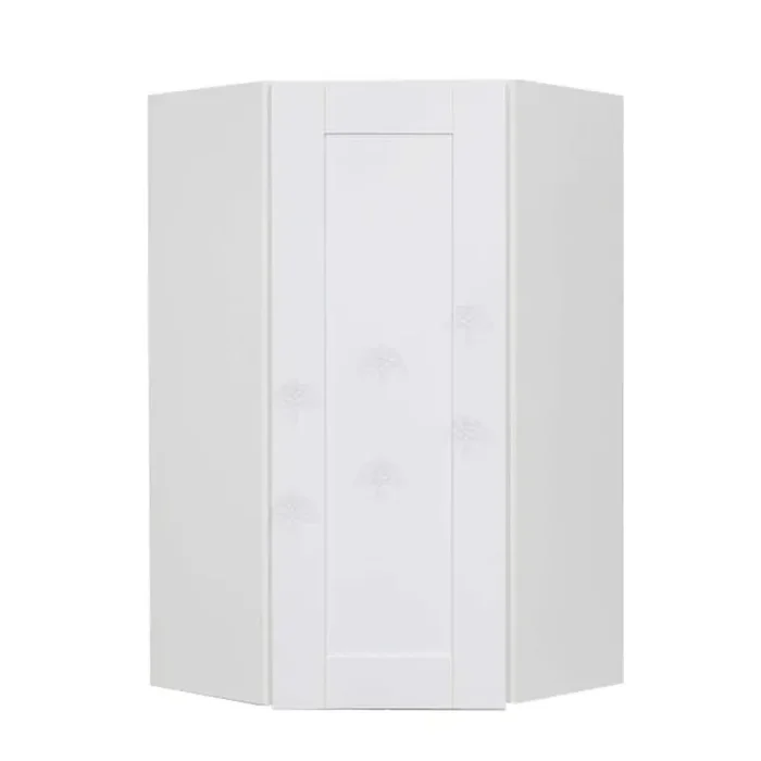 Anchester White Plywood Shaker Stock Assembled Wall Corner Kitchen Cabinet (24 in. W x 42 in. H x 15 in. D)