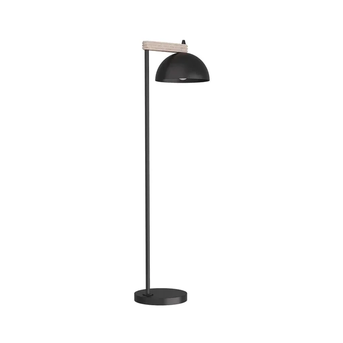 Arteriors – PFI03 – One Light Floor Lamp – Thea – Blackened Iron
