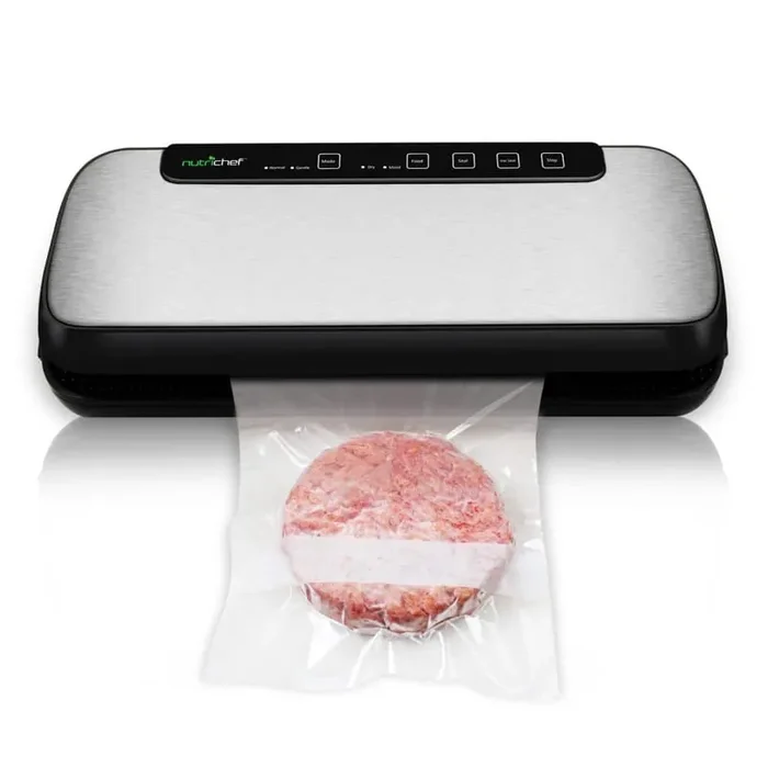 Automatic Vacuum Sealer System – Electric Air Sealing Food Preserver with Stainless Steel Housing