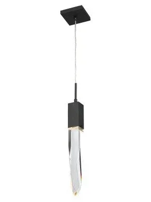 Avenue Lighting – HF1901-1-AP-BK-C – One Light Pendant – Aspen – Black