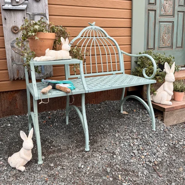 Birdcage Inspired Outdoor Garden Bench – Decor Steals