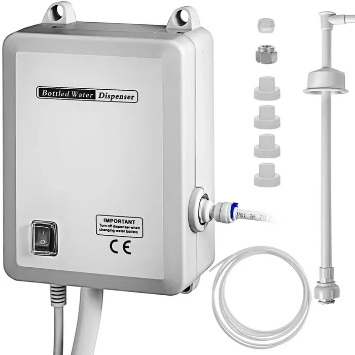 Bottled Water Dispensing Pump System, 110-Volt 20 ft. US Plug High Flow Bottled Water Pump with Single Inlet
