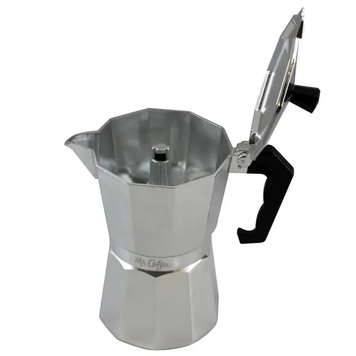 Brixia 6-Cup Aluminum Stovetop Expresso Maker