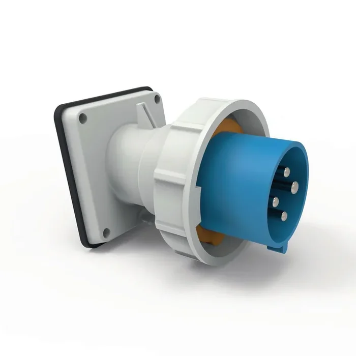 Bryant Pin And Sleeve C-IEC Inlet 3-Pole 4-Wire 30/32A 125/250V IP67 (BRY430B9W)