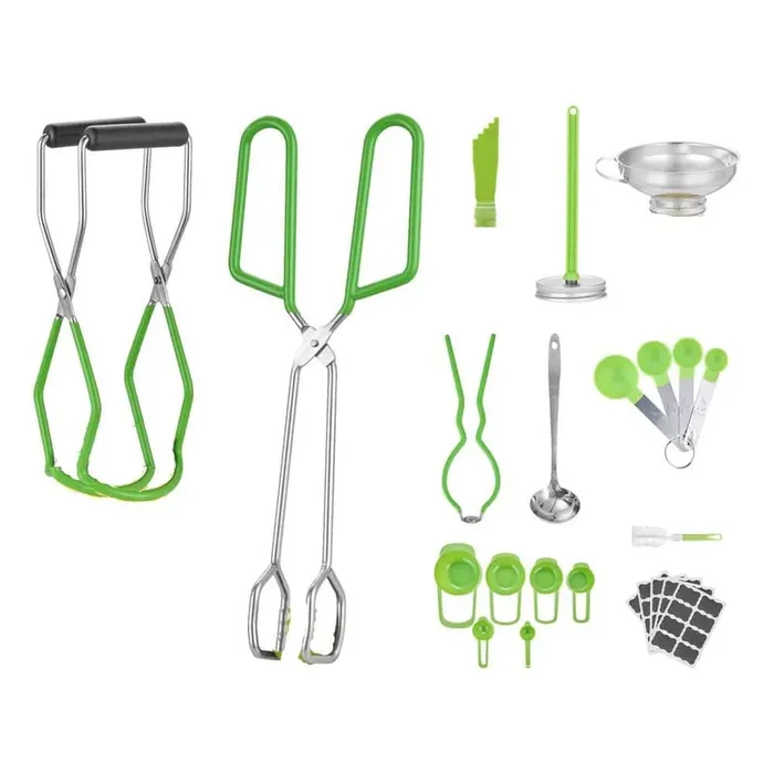 Canning Supplies Starter Kit, 9 Pcs, Corrosion Resistant Food Storage, Canning Tools Set, Stainless Steel for Beginners