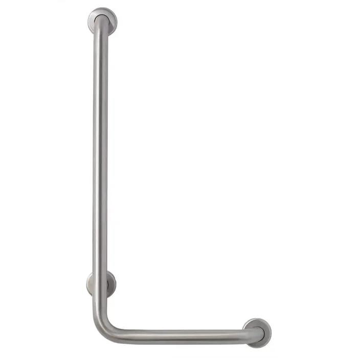 CareGiver 24 in. x 16 in. x 1-1/2 in. Concealed Screw Grab Bar with 90 Degree Angle in Stainless Steel